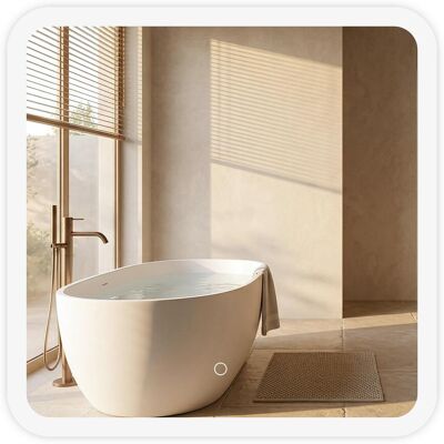 REA Specchio Top-2 70x70 Transparent 70x70 Led REA Specchio Top-2 70x70 Transparent 70x70 Led
