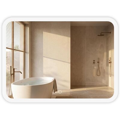 REA Specchio Top-3 80x60 Transparent 80x60 Led REA Specchio Top-3 80x60 Transparent 80x60 Led