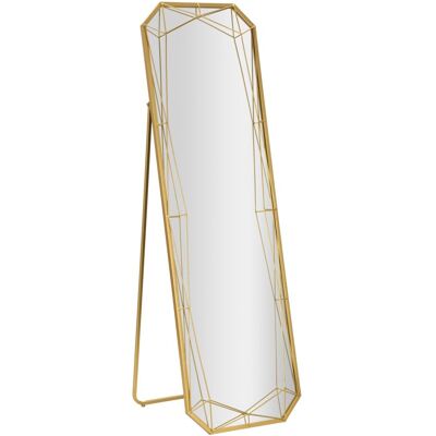 LES TENDANCES Specchio Da Terra Gold, 46x2-57x153 Cm LES TENDANCES Specchio Da Terra Gold, 46x2-57x153 Cm