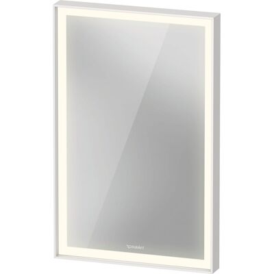 Specchio Duravit L-Cube Bianco alluminio opaco - Sensore, Dimmer, 45x70 cm Specchio Duravit L-Cube Bianco alluminio opaco - Sensore, Dimmer, 45x70 cm