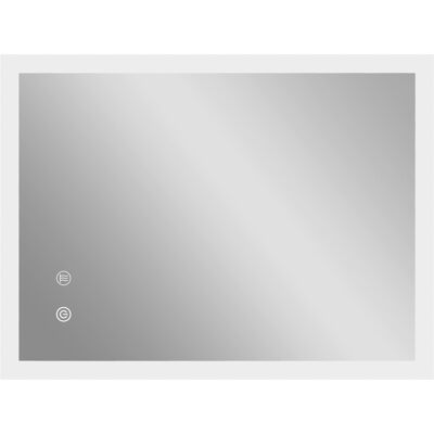 OEM Specchio Bagno Led Antiappannamento Con 3 Colori E Luminosità Regolabile, In Metallo E Vetro, 80x60x3 Cm OEM Specchio Bagno Led Antiappannamento Con 3 Colori E Luminosità Regolabile, In Metallo E Vetro, 80x60x3 Cm
