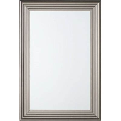 BELIANI Specchio Da Parete In Color Argento 61 X 91 Chatain BELIANI Specchio Da Parete In Color Argento 61 X 91 Chatain