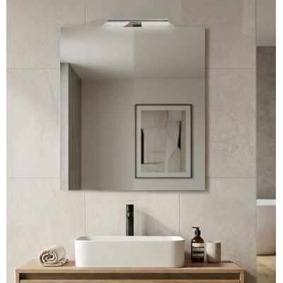 KIAMAMI VALENTINA Specchio Semplice 80x110 Con Lampada Led Per Bagno KIAMAMI VALENTINA Specchio Semplice 80x110 Con Lampada Led Per Bagno