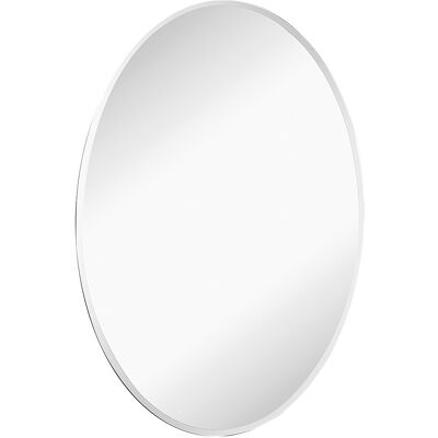 FERIDRAS Specchio Bagno Ovale 45x65 Cm Reversibile Con Bisellatura 2,5 Cm FERIDRAS Specchio Bagno Ovale 45x65 Cm Reversibile Con Bisellatura 2,5 Cm
