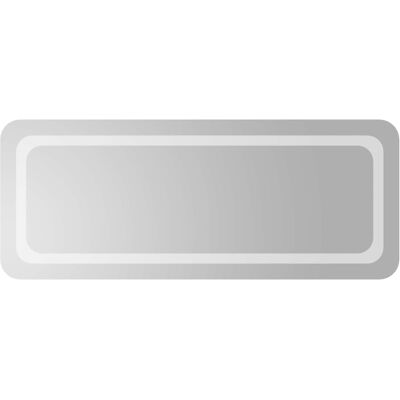 VIDAXL Specchio Da Bagno Led Trasparente 100 X 40 Cm Vetro Temperato VIDAXL Specchio Da Bagno Led Trasparente 100 X 40 Cm Vetro Temperato
