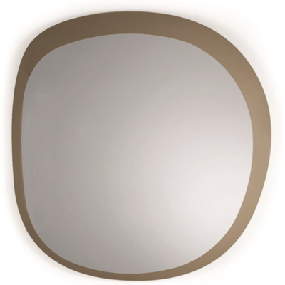 CAPODARTE Specchio Sagomato 120x123 Cm Fill Con Cornice Bronzo CAPODARTE Specchio Sagomato 120x123 Cm Fill Con Cornice Bronzo