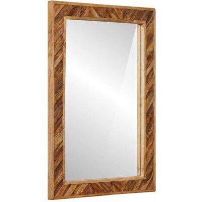 VIDAXL Specchio Marrone 70 X 50 X 3 Cm Vetro VIDAXL Specchio Marrone 70 X 50 X 3 Cm Vetro
