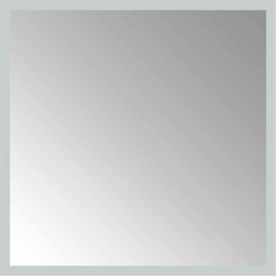 VIDAXL Specchio Da Bagno Led Trasparente 40 X 40 Cm Vetro Temperato VIDAXL Specchio Da Bagno Led Trasparente 40 X 40 Cm Vetro Temperato