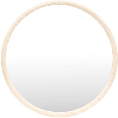 ATMOSPHERA Specchio Trudy Rotondo, Diametro 55 Cm, Beige - Créateur D'Intérieur ATMOSPHERA Specchio Trudy Rotondo, Diametro 55 Cm, Beige - Créateur D'Intérieur