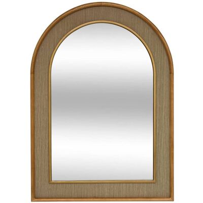 ATMOSPHERA Specchio Bonnie Ad Arco 70x98 Cm Beige - Créateur D'Intérieur ATMOSPHERA Specchio Bonnie Ad Arco 70x98 Cm Beige - Créateur D'Intérieur