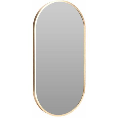 OEM Specchio Da Parete Ovale In Alluminio 30x60 Cm Color Oro OEM Specchio Da Parete Ovale In Alluminio 30x60 Cm Color Oro