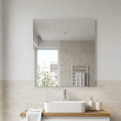 KIAMAMI VALENTINA Specchio Semplice 100x110 Bagno Filo Lucido Moderno KIAMAMI VALENTINA Specchio Semplice 100x110 Bagno Filo Lucido Moderno