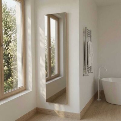 KIAMAMI VALENTINA Specchiera Filo Lucido 40x150 Cm Con Telaio In Mdf Rivestito Colore Legno Naturale KIAMAMI VALENTINA Specchiera Filo Lucido 40x150 Cm Con Telaio In Mdf Rivestito Colore Legno Naturale