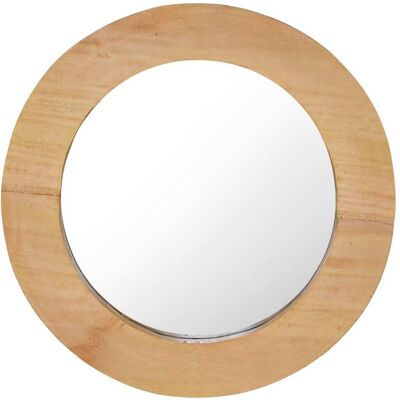 Specchio da Parete in Teak 40cm Marrone - Specchio da Parete Specchio da Parete in Teak 40cm Marrone - Specchio da Parete