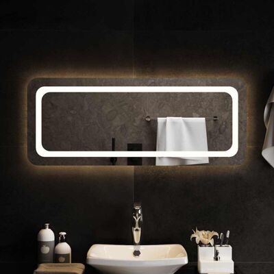 VIDAXL Specchio Da Bagno Con Luci Led 100x40 Cm VIDAXL Specchio Da Bagno Con Luci Led 100x40 Cm