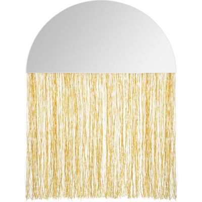 ATMOSPHERA Specchio Frangia Vetro Oro 34x25x0,3cm ATMOSPHERA Specchio Frangia Vetro Oro 34x25x0,3cm