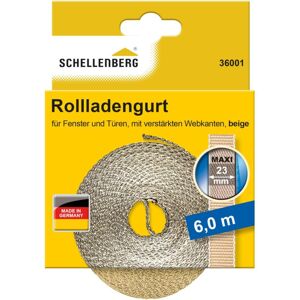 Schellenberg - 36001 Cinghia Per Tapparelle Maxi 23 Mm, 6 M, Beige Schellenberg - 36001 Cinghia Per Tapparelle Maxi 23 Mm, 6 M, Beige