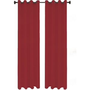 IL GRUPPONE - Tende Oscuranti Termica Isolante Con Occhielli 4 Cm Tinta Unita 1tenda - Bordeaux IL GRUPPONE - Tende Oscuranti Termica Isolante Con Occhielli 4 Cm Tinta Unita 1tenda - Bordeaux