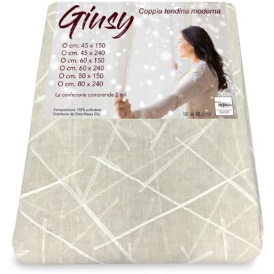 TEX FAMILY - GIUSY Beige - 45/60/80 cm - Curtain TEX FAMILY - GIUSY Beige - 45/60/80 cm - Curtain