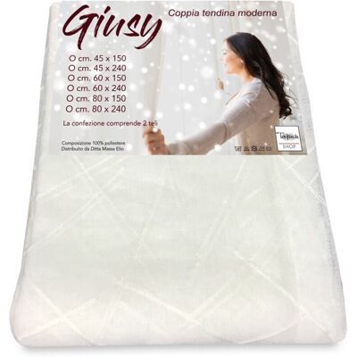 TEX FAMILY - GIUSY - Bianco - 60x240 - Pannello Tenda TEX FAMILY - GIUSY - Bianco - 60x240 - Pannello Tenda
