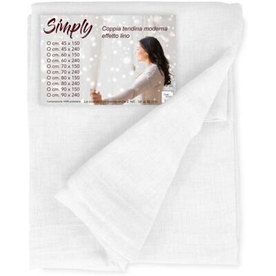TEX FAMILY - SIMPLY Bianco - 45x240 - Curtain TEX FAMILY - SIMPLY Bianco - 45x240 - Curtain