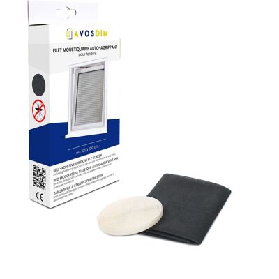 AVOSDIM Rete Zanzariera Per Finestra Con Velcro - L 100 X H 100 Cm - Unità AVOSDIM Rete Zanzariera Per Finestra Con Velcro - L 100 X H 100 Cm - Unità