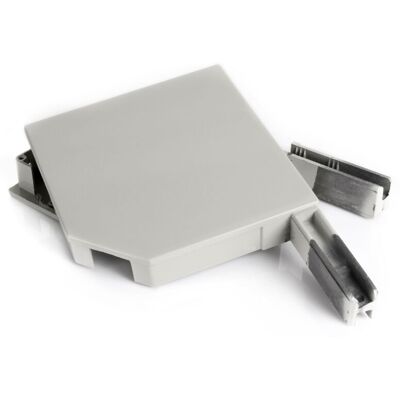 AVOSDIM Paires De Joues De Coffre Pour Volet Pan Coupé 45° - 165cm - Ral Gris 7038 AVOSDIM Paires De Joues De Coffre Pour Volet Pan Coupé 45° - 165cm - Ral Gris 7038