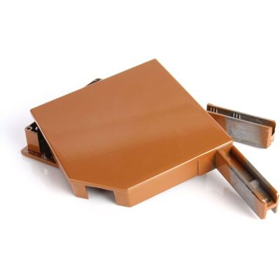 AVOSDIM Paires De Joues De Coffre Pour Volet Pan Coupé 45° - 180cm - Marron Ral 8003 AVOSDIM Paires De Joues De Coffre Pour Volet Pan Coupé 45° - 180cm - Marron Ral 8003