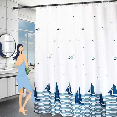 OEM Tenda Da Doccia Impermeabile 180x200, Tessuto In Poliestere Resistente E Lavabile, Tenda Da Doccia Antimuffa Con Anelli Per Tenda Da Doccia In Abs Per Vasca Da Bagno E Bagno (b OEM Tenda Da Doccia Impermeabile 180x200, Tessuto In Poliestere Resistente E Lavabile, Tenda Da Doccia Antimuffa Con Anelli Per Tenda Da Doccia In Abs Per Vasca Da Bagno E Bagno (b