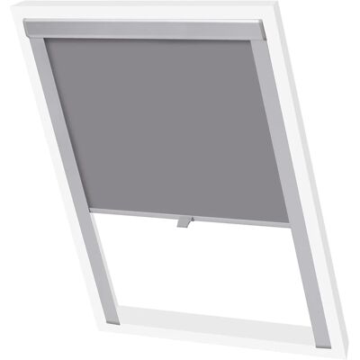 vidaXL Tenda a Rullo Oscurante Grigia FK06 - Tenda vidaXL Tenda a Rullo Oscurante Grigia FK06 - Tenda