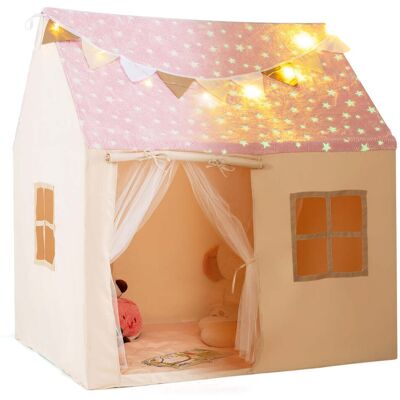 HELLOSHOP26 Tenda Da Gioco Per Bambini 119 X 104 X 129 Cm Con Stelle Fosforescenti Atmosfera Accogliente Poliestere Rosa 200019072 HELLOSHOP26 Tenda Da Gioco Per Bambini 119 X 104 X 129 Cm Con Stelle Fosforescenti Atmosfera Accogliente Poliestere Rosa 200019072