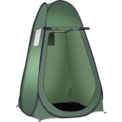 HELLOSHOP26 Tenda Da Doccia Da Campeggio Pieghevole Portatile 120 X 120 X 190 Cm Facile Da Trasportare Design Moderno Poliestere Verde 200014330 HELLOSHOP26 Tenda Da Doccia Da Campeggio Pieghevole Portatile 120 X 120 X 190 Cm Facile Da Trasportare Design Moderno Poliestere Verde 200014330