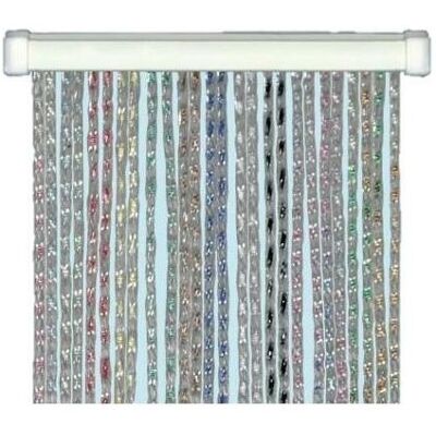 BRIXO - Tenda Per Porta Antimosche Antirumore In Pvc Multicolore Cristal - 125x240 Cm. BRIXO - Tenda Per Porta Antimosche Antirumore In Pvc Multicolore Cristal - 125x240 Cm.