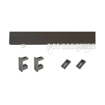 ERREBI Kit Binario Per Tenda Effetto Onda Futura Mis.160cm. Colore Gun Cod.29750 ERREBI Kit Binario Per Tenda Effetto Onda Futura Mis.160cm. Colore Gun Cod.29750
