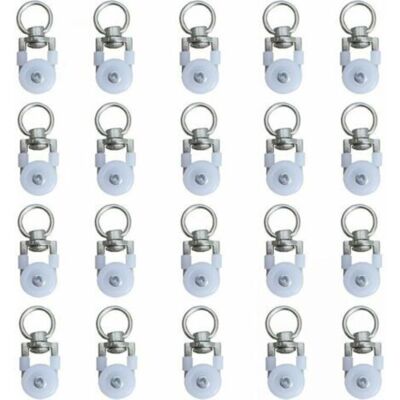 OEM 20 Rulli Per Binari Per Tende, Rotelle Per Binari, Cursori Per Aste Per Tende, Puleggia Silenziosa, Rullo Doppio Per Binario Per Tende Da Finestra, Per Binari Per Tende Da Finestra OEM 20 Rulli Per Binari Per Tende, Rotelle Per Binari, Cursori Per Aste Per Tende, Puleggia Silenziosa, Rullo Doppio Per Binario Per Tende Da Finestra, Per Binari Per Tende Da Finestra