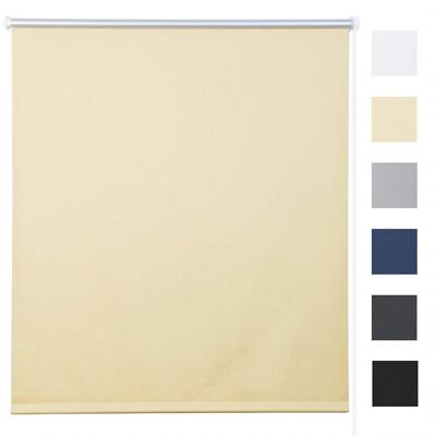 WOLTU Tenda A Rullo Oscurante Termica Isolante Finestra Porta Senza Fori Beige 110x160 Cm WOLTU Tenda A Rullo Oscurante Termica Isolante Finestra Porta Senza Fori Beige 110x160 Cm