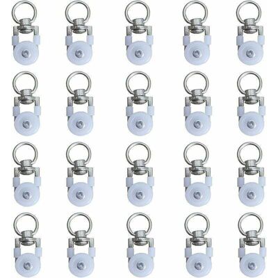 OEM -20 Pezzi Rulli Per Binari Per Tende, Rulli Per Binari, Cursori Per Aste Per Tende, Puleggia Silenziosa, Rullo Per Binario Doppio Per Tende Da Finestra, Per Binari Per Tende Da Finestra-crezuo OEM -20 Pezzi Rulli Per Binari Per Tende, Rulli Per Binari, Cursori Per Aste Per Tende, Puleggia Silenziosa, Rullo Per Binario Doppio Per Tende Da Finestra, Per Binari Per Tende Da Finestra-crezuo