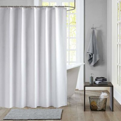 OEM (bianco, 200 X 240 Cm) Tenda Da Doccia Bianca In Peva Per Uso Domestico Con Occhielli E Ganci Antiruggine. OEM (bianco, 200 X 240 Cm) Tenda Da Doccia Bianca In Peva Per Uso Domestico Con Occhielli E Ganci Antiruggine.