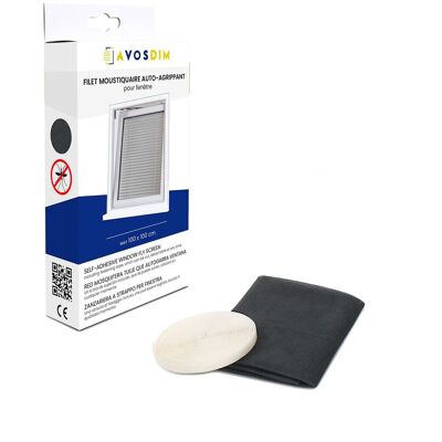 AVOSDIM Rete Zanzariera Per Finestra Con Velcro - L 100 X H 100 Cm - Unità AVOSDIM Rete Zanzariera Per Finestra Con Velcro - L 100 X H 100 Cm - Unità