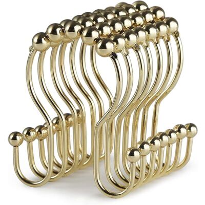 OEM Ganci Per Tenda Da Doccia In Acciaio Inox Color Oro – Set Da 12, Resistenti Alla Ruggine, Scorrevoli E Con Doppio Sistema Di Aggancio OEM Ganci Per Tenda Da Doccia In Acciaio Inox Color Oro – Set Da 12, Resistenti Alla Ruggine, Scorrevoli E Con Doppio Sistema Di Aggancio