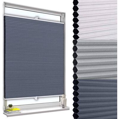 WOLTU Tenda Plissettata A Nido D'Ape Tende Avvolgibili Oscurante Al Per Finestra Blu 95x130 Cm - WOLTU Tenda Plissettata A Nido D'Ape Tende Avvolgibili Oscurante Al Per Finestra Blu 95x130 Cm -