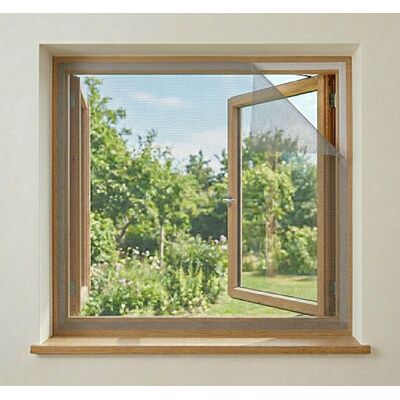 AVOSDIM - Rete Zanzariera Per Finestra Con Velcro - L 150 X H 180 Cm - Set Di 20 AVOSDIM - Rete Zanzariera Per Finestra Con Velcro - L 150 X H 180 Cm - Set Di 20