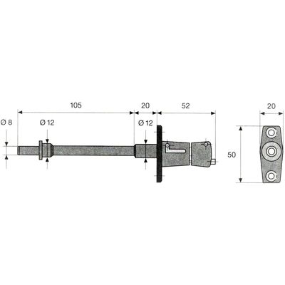 Abus - Tapparella Fissaggio Rs87 W Abus - Tapparella Fissaggio Rs87 W