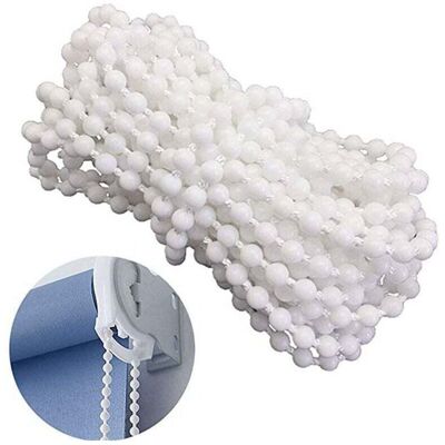 OEM Catena Di Perle Bianche 4,5x6 Mm, 10 Metri, Perline Mila, Tende Verticali, Tende Veneziane, Tende A Rullo, Accessori Per Tende - Crezuo OEM Catena Di Perle Bianche 4,5x6 Mm, 10 Metri, Perline Mila, Tende Verticali, Tende Veneziane, Tende A Rullo, Accessori Per Tende - Crezuo