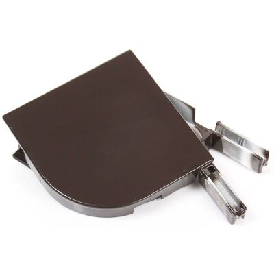 AVOSDIM Paires De Joues De Coffre Pour Volet - Quart De Rond - 180mm - Ral Brun 8019 AVOSDIM Paires De Joues De Coffre Pour Volet - Quart De Rond - 180mm - Ral Brun 8019