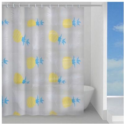 GEDY Tenda Doccia Tropical In Peva 120x200 Cm Azzurro/giallo GEDY Tenda Doccia Tropical In Peva 120x200 Cm Azzurro/giallo