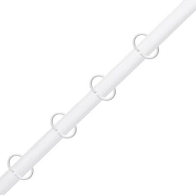 OEM 12 Anelli In Plastica Per Tenda Da Doccia, Ganci Per Tende Da Finestra OEM 12 Anelli In Plastica Per Tenda Da Doccia, Ganci Per Tende Da Finestra