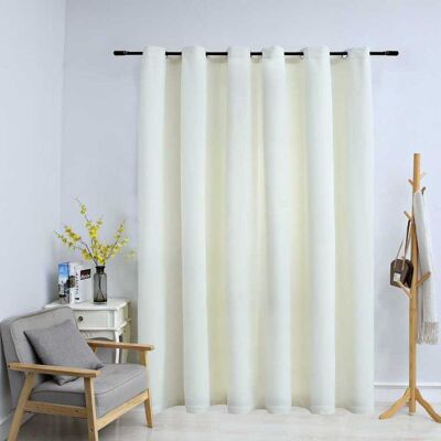 Tenda oscurante velluto crema vidaXL 290x245 cm Tenda oscurante velluto crema vidaXL 290x245 cm
