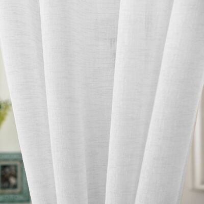 WOLTU - Voile Curtain - Bianco - 140x175 cm - 1 pannello - Tenda WOLTU - Voile Curtain - Bianco - 140x175 cm - 1 pannello - Tenda