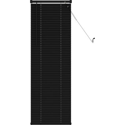 VIDAXL Tenda Veneziana Nero 150 X 50 Cm 25 Mm Pvc VIDAXL Tenda Veneziana Nero 150 X 50 Cm 25 Mm Pvc